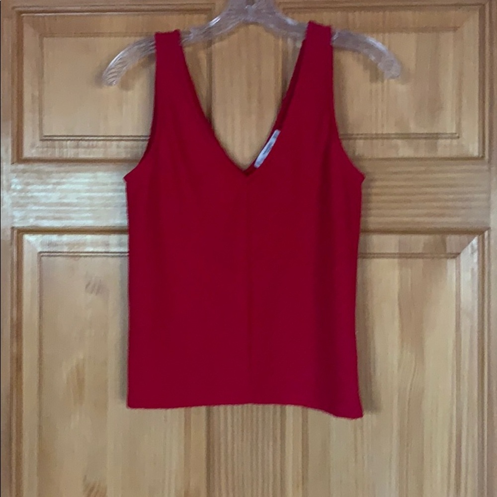 Bright Red Mango Tank Top